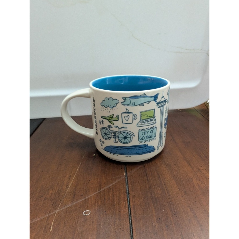 Starbucks 2018 NIAGARA FALLS Been There Series 14 Oz Ceramic Coffee Mug Cup EUC